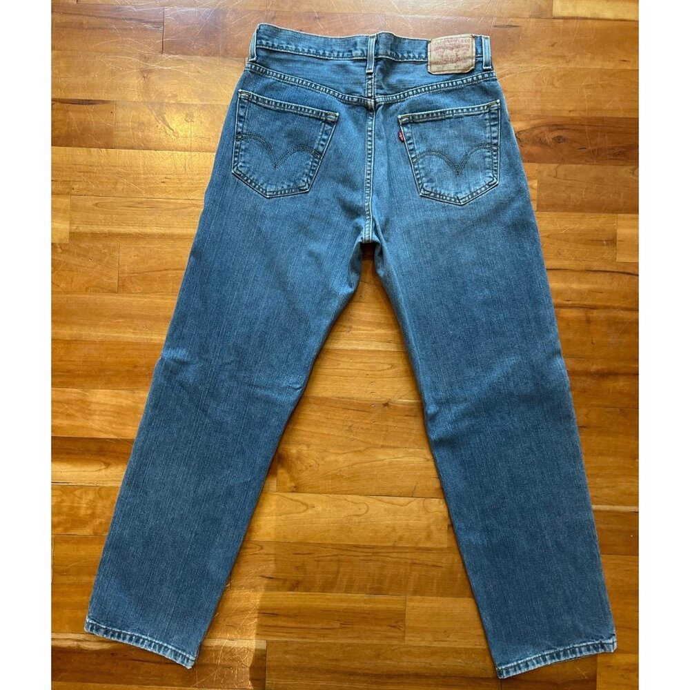Levis 550 Mens Relaxed Fit Jeans W34 L32 100% Cotton Made In Colombia - Picture 6 of 9